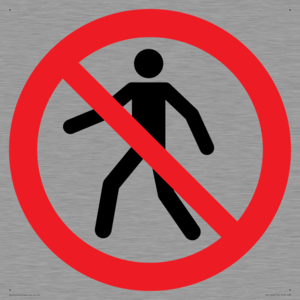 P004 Prohibition: No thoroughfare
